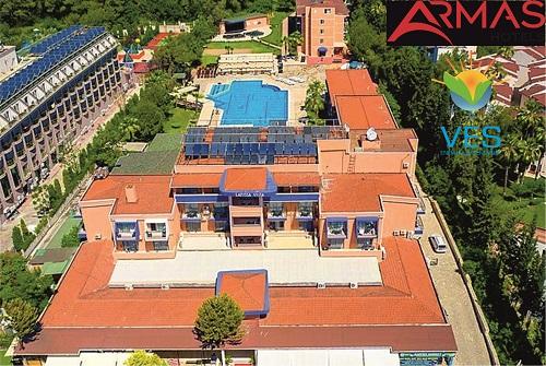 ARMAS GARDEN HOTEL ISITMA SİSTEMLERİ, KAZAN DAİRESİ, GÜNEŞ ENERJİ SİSTEMLERİ 